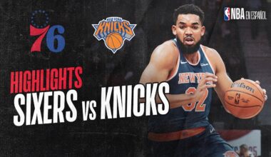 ¡Las Mejores JUGADAS del Knicks vs. Sixers en Abu Dhabi! | NBA Pretemporada 2025