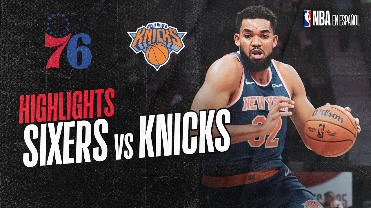 ¡Las Mejores JUGADAS del Knicks vs. Sixers en Abu Dhabi! | NBA Pretemporada 2025