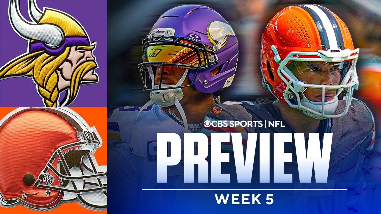 Vikings vs Browns Game Preview: Dillon Gabriel Gets the Start at QB | NFL Week 5