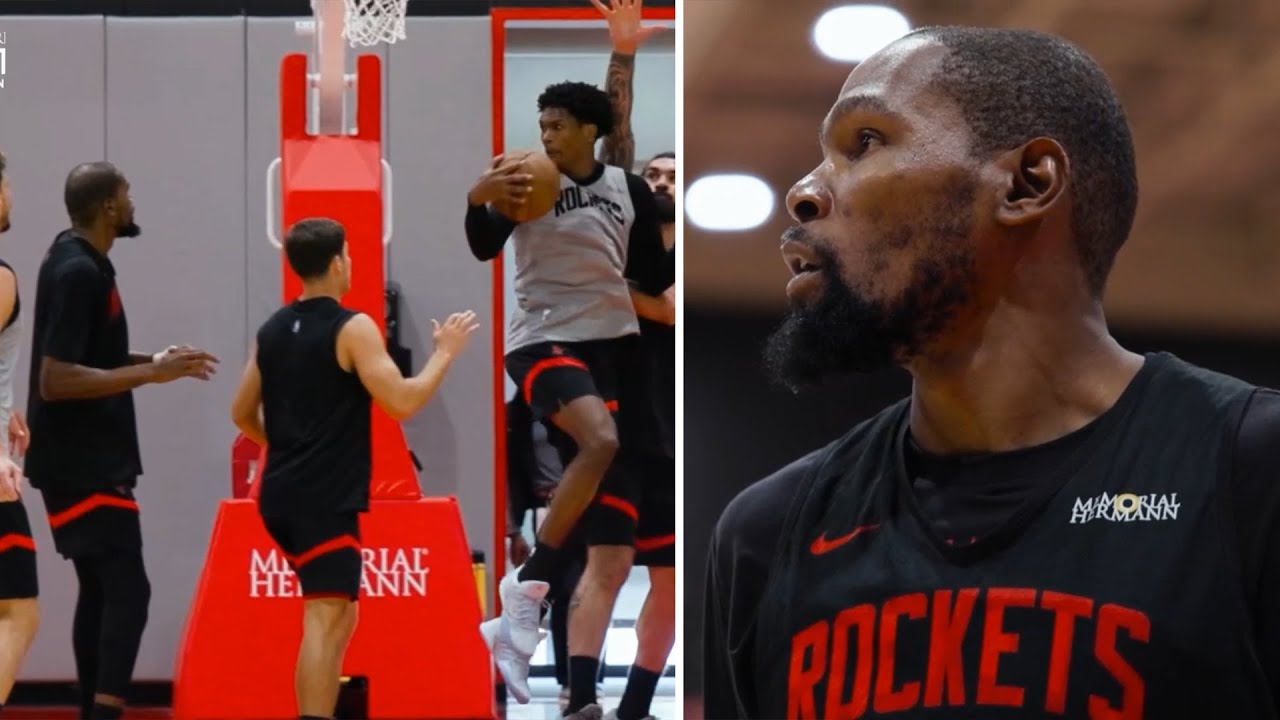 ROCKETS Training Camp GETS INTENSE (Kevin Durant Leading the way)