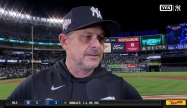 Aaron Boone after Yankees win AL Wild Card Series