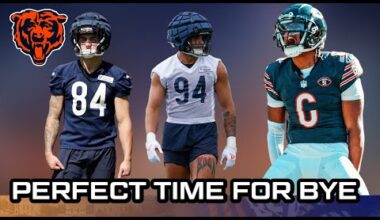 Chicago Bears PERFECT TIME for BYE WEEK Bears Get 5 STARTERS BACK