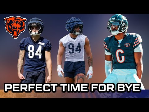 Chicago Bears PERFECT TIME for BYE WEEK Bears Get 5 STARTERS BACK