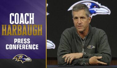 John Harbaugh on Injury Updates | Baltimore Ravens