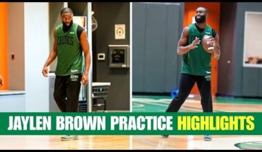 Jaylen Brown Celtics Training Camp Practice Highlights