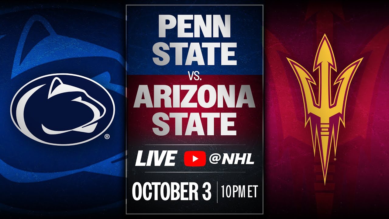 Watch Live 👀 Gavin McKenna's NCAA Debut: Penn State vs. Arizona State