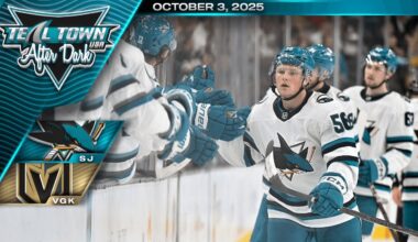 San Jose Sharks @ Vegas Golden Knights - 10/3/2025 - Teal Town USA After Dark (Postgame)