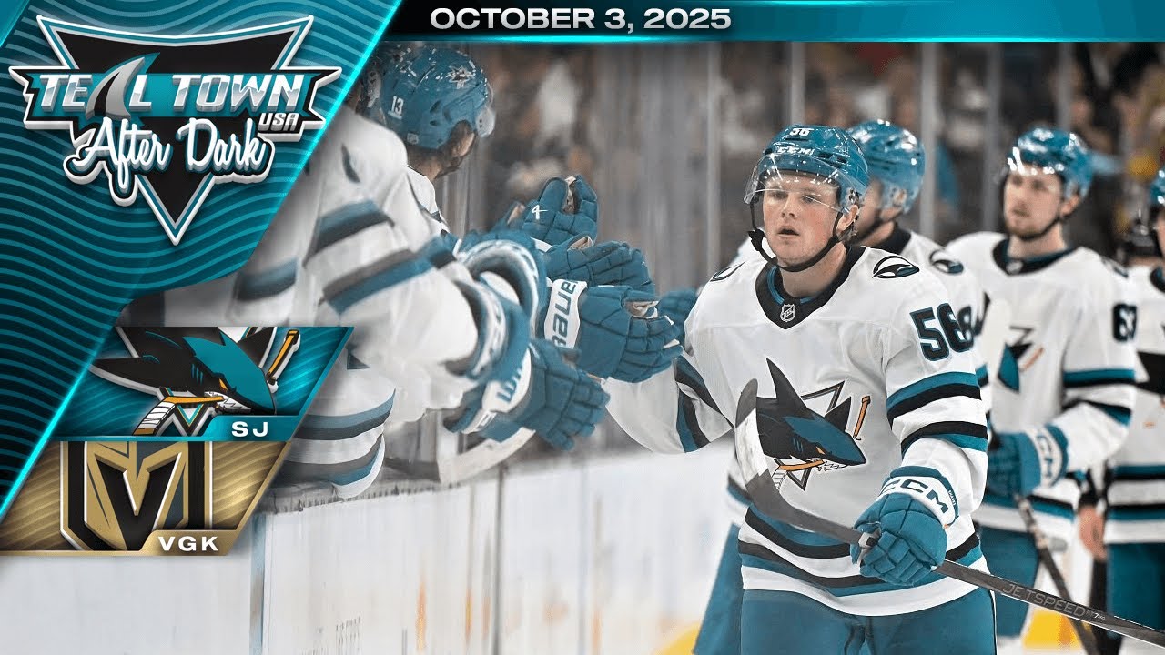 San Jose Sharks @ Vegas Golden Knights - 10/3/2025 - Teal Town USA After Dark (Postgame)