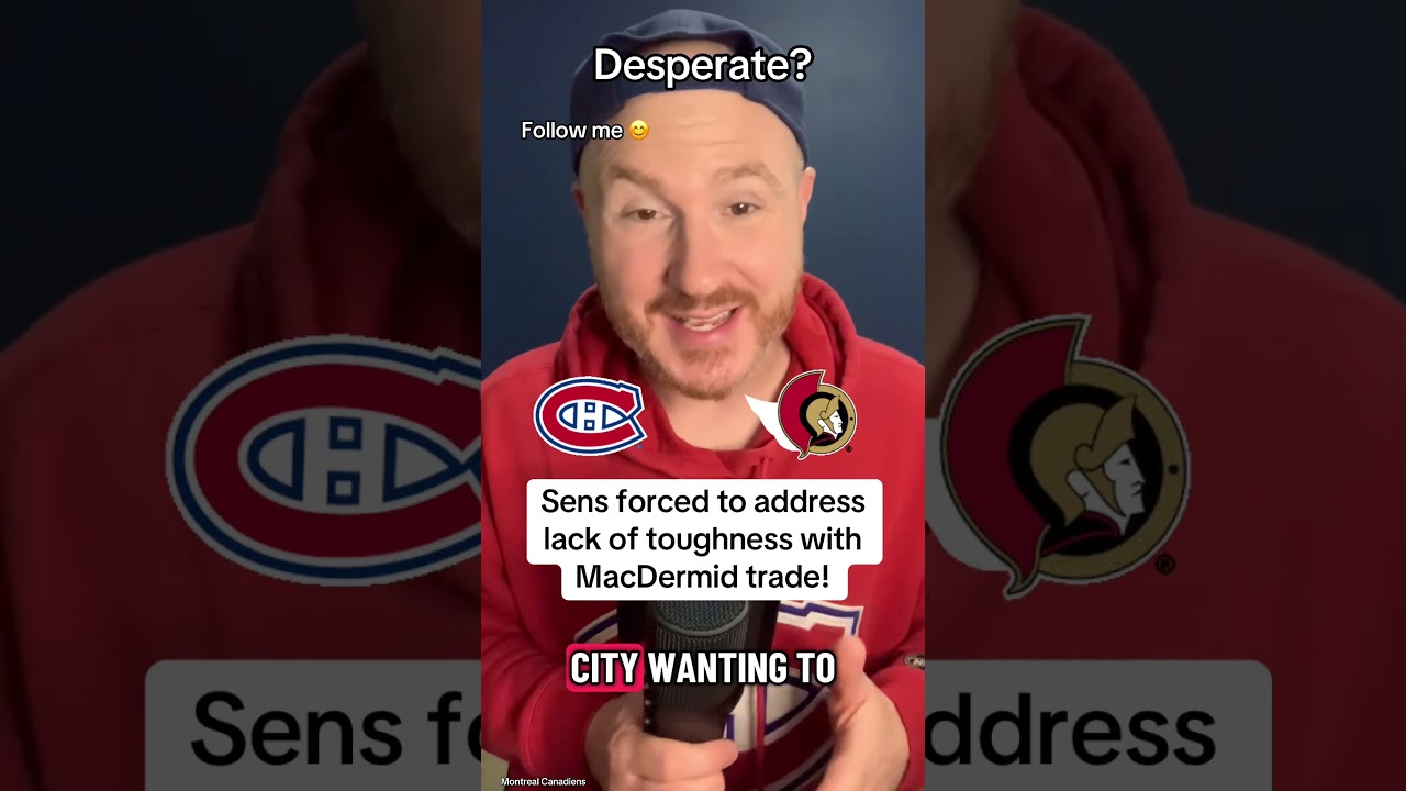 Sens add Kurtis MacDermid ahead of Saturday’s game against the Montreal Canadiens