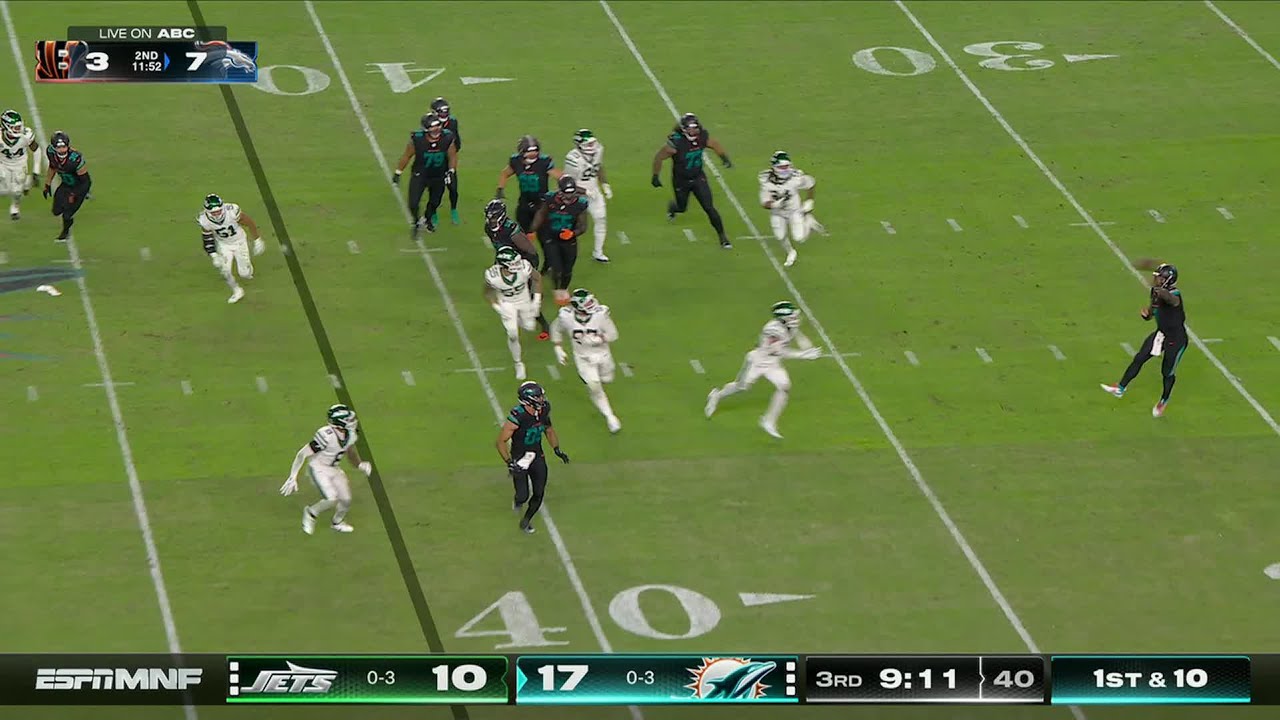 Tua Tagovailoa's best plays from from Week 4 win over Jets on Monday Night Football | Miami Dolphins