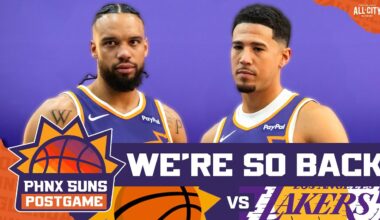 POSTGAME: Phoenix Suns DEFENSE & HUSTLE Power BLOWOUT Over Lakers