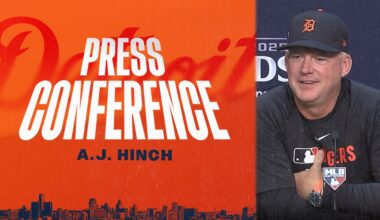 Postseason Press Conference: A.J. Hinch on Tigers Preparations for the ALDS | 10/3/25