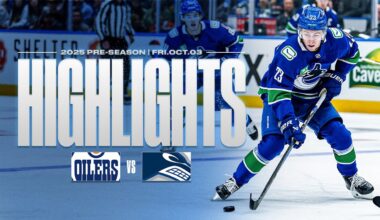 Game in 10 | Canucks vs. Oilers Pre-Season Highlights (Oct. 3, 2025)