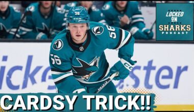 Ethan Cardwell's HAT TRICK Stuns Golden Knights | Can Sharks Afford to Send Him Down?