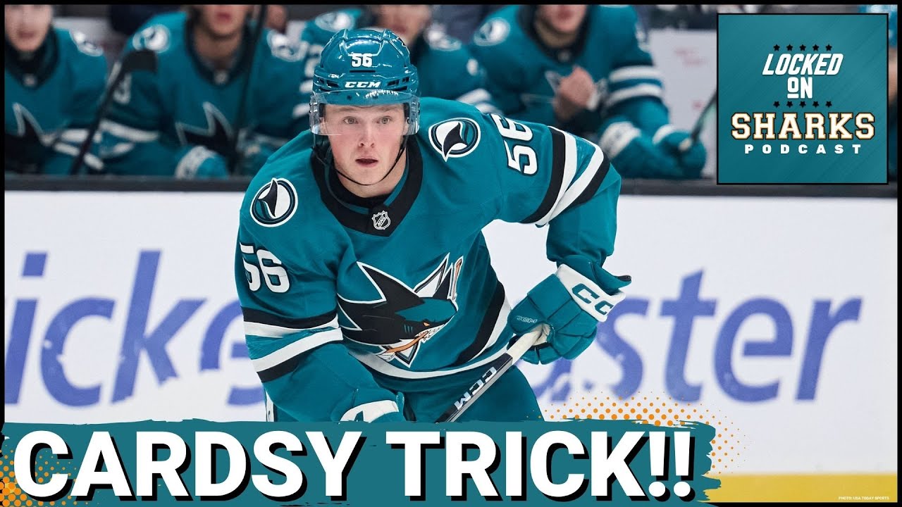 Ethan Cardwell's HAT TRICK Stuns Golden Knights | Can Sharks Afford to Send Him Down?