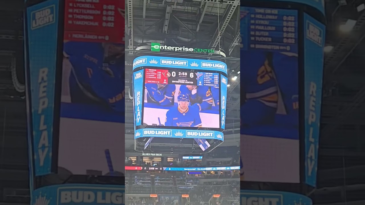 BROBERG GOAL X2 (6-0) (10/2/25 Preseason - St. Louis Blues vs Ottawa Senators) #stlblues #gosensgo