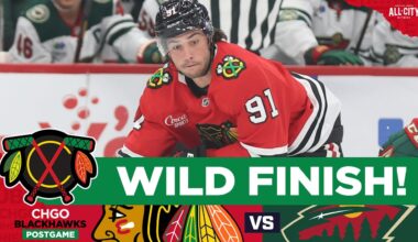 Frank Nazar SCORES as Chicago Blackhawks fall short to the Wild | CHGO Blackhawks Postgame Podcast