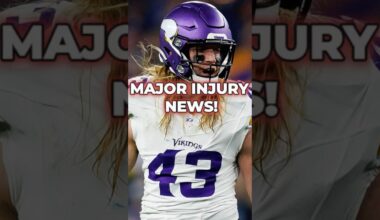 MAJOR VIKINGS INJURY NEWS! #shorts #minnesotavikings