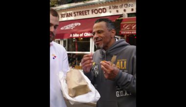 Muth & Rod Woodson taste test Irish street food in Dublin 🍽️☘️ #steelers #nfl #food
