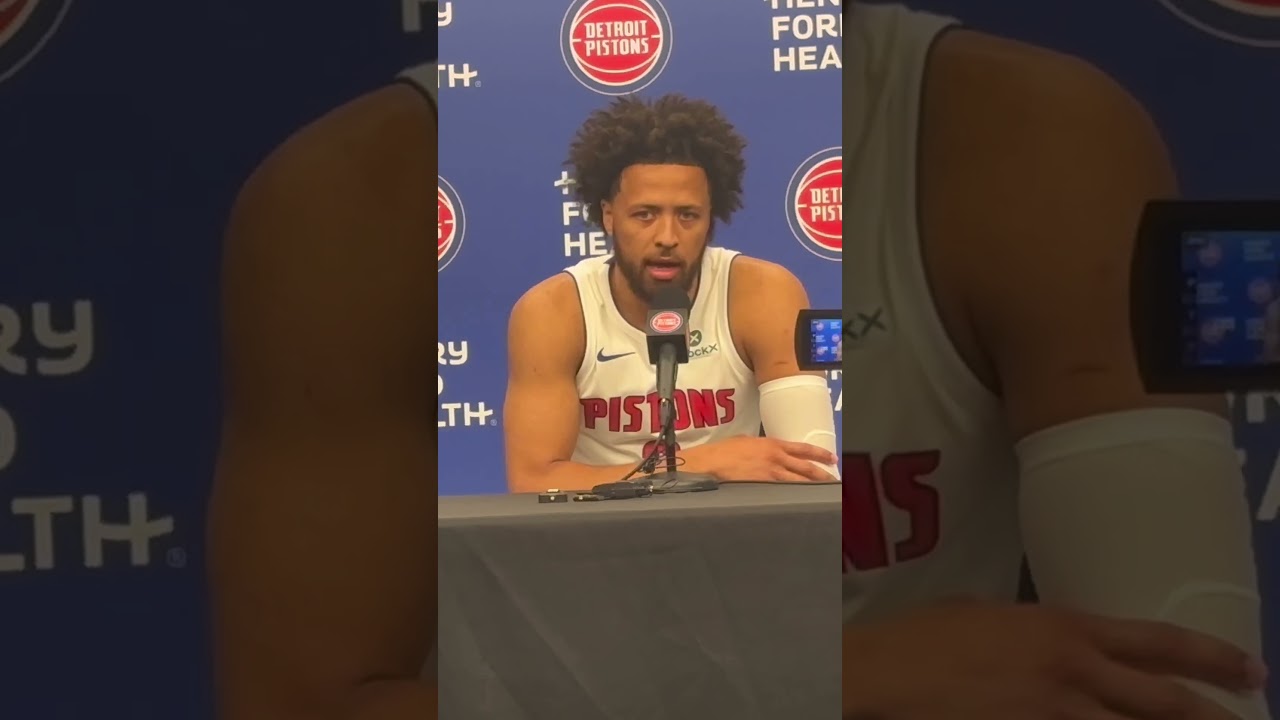 I asked Cade Cunningham about his offensive process! #pistons  #detroitbasketball #detroitpistons