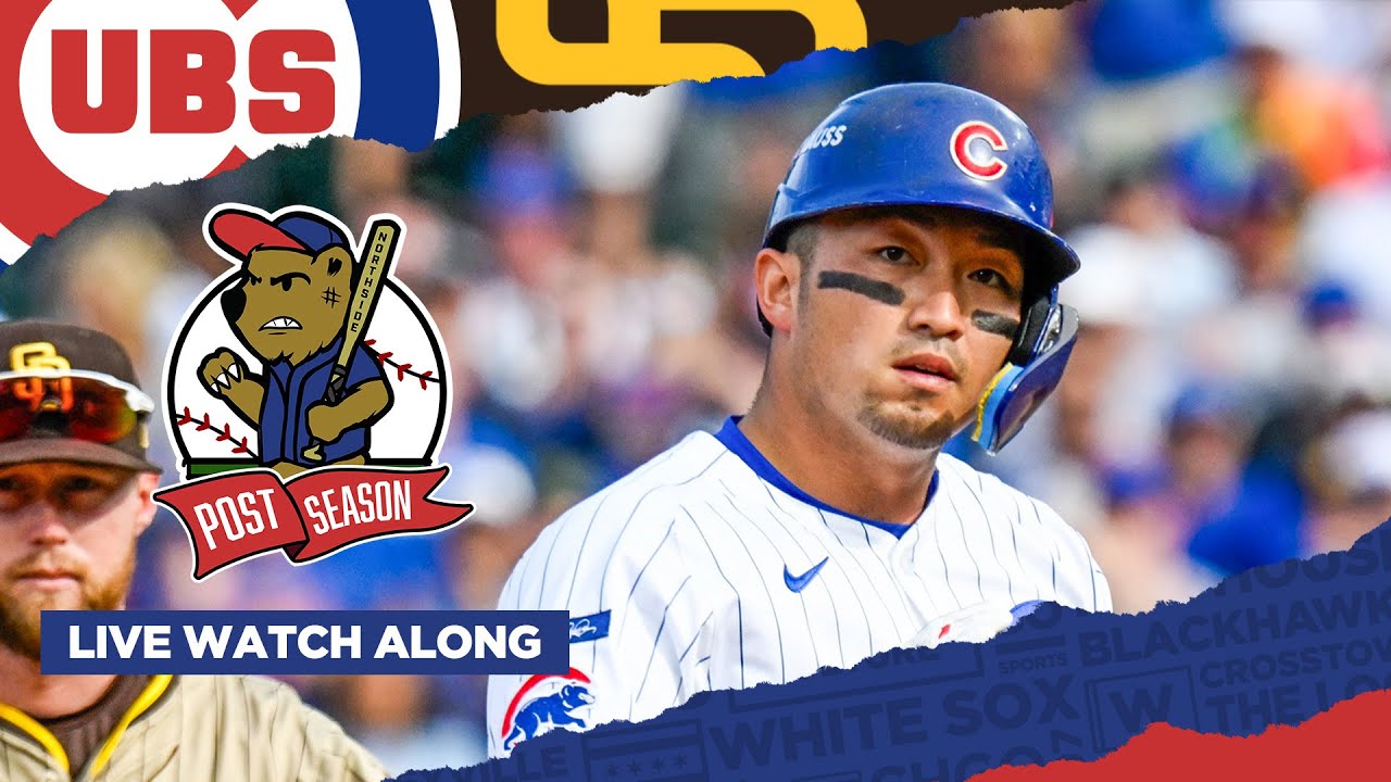 LIVE: Chicago Cubs vs San Diego Padres Wild Card Game 3 DECIDER Watchalong!