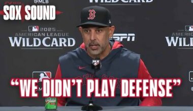 Alex Cora Responds to Red Sox Wild Card Loss vs. Yankees