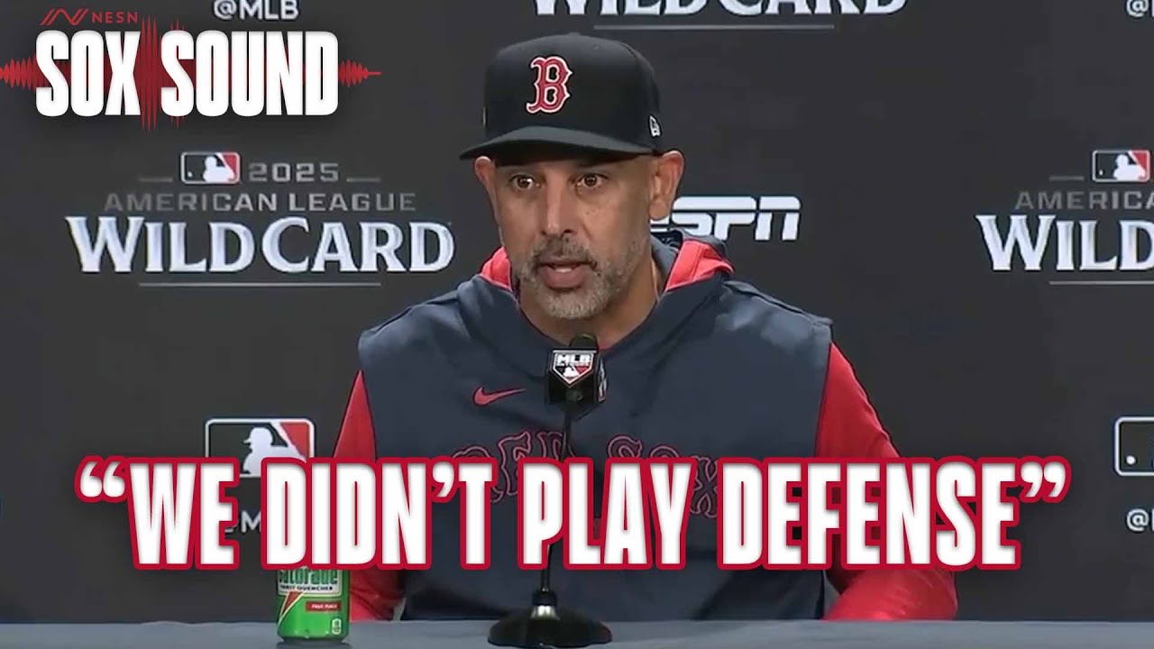 Alex Cora Responds to Red Sox Wild Card Loss vs. Yankees