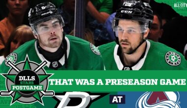 Avalanche Hand Stars Their First Loss of 2025 Preseason | DLLS STARS POSTGAME