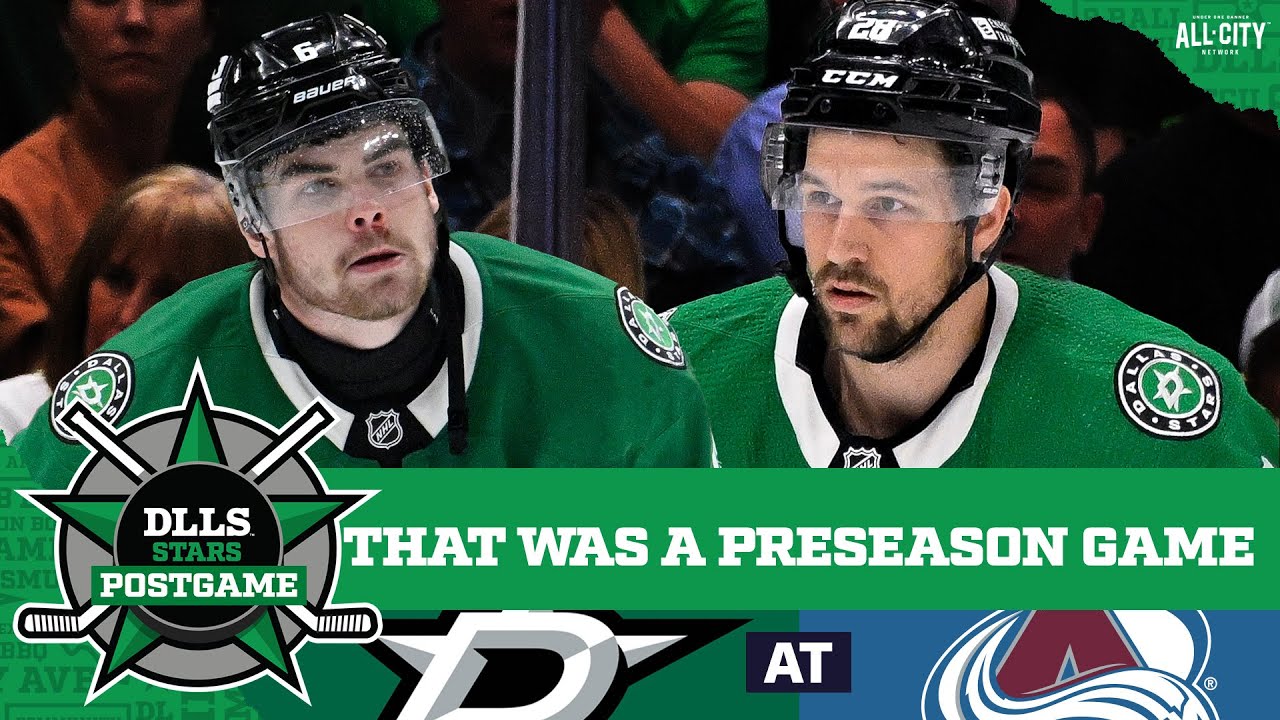 Avalanche Hand Stars Their First Loss of 2025 Preseason | DLLS STARS POSTGAME