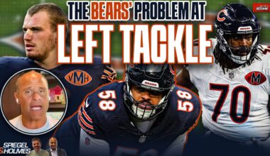 Olin Kreutz talks Bears' left tackle situation & Tyrique Stevenson's development | Spiegel & Holmes