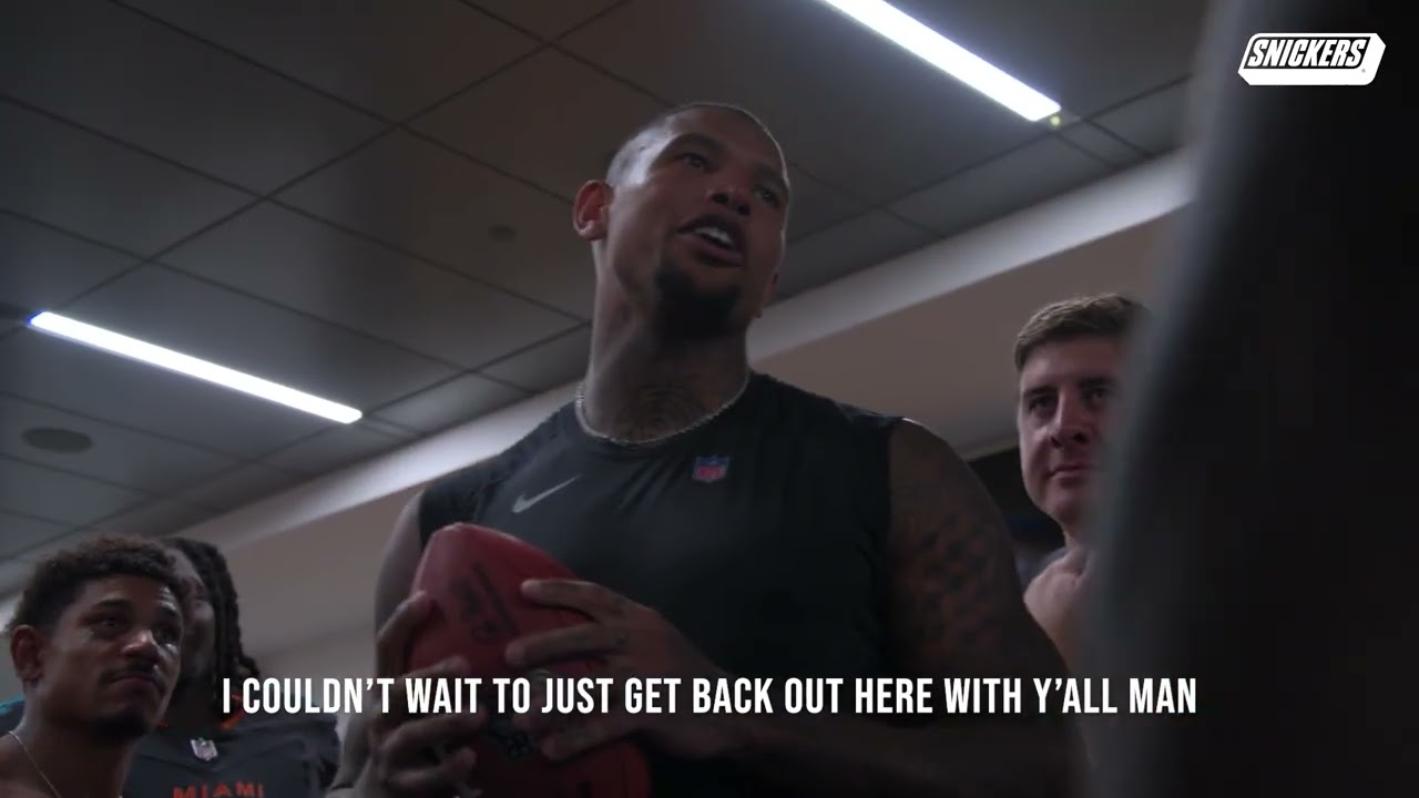 POSTGAME LOCKER ROOM SPEECH AFTER WEEK 4 WIN NEW YORK JETS ON MONDAY NIGHT FOOTBALL | MIAMI DOLPHINS