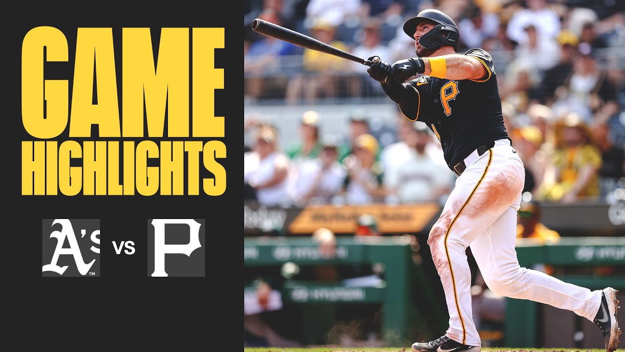 The Pirates score 11 in second straight shutout win | Pirates vs Athletics Game Highlights (9/21/25)