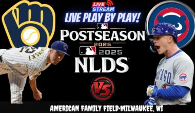 Chicago Cubs vs Milwaukee Brewers ⚾🔥 Live NLDS Playoffs GAME 1 Play-by-play Watch!
