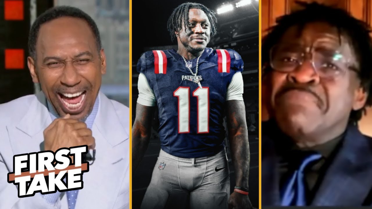 FIRST TAKE | AJ Brown to Patriots? - Stephen A on Eagles star's mysterious post after win over Bucs