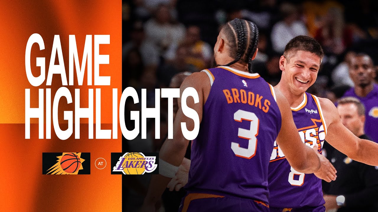 Phoenix Suns Game Highlights vs Los Angeles Lakers | 10-3-2025