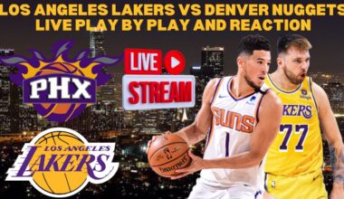 *LIVE* | Los Angeles Lakers Vs Phoenix Suns Play By Play & Reaction #nba