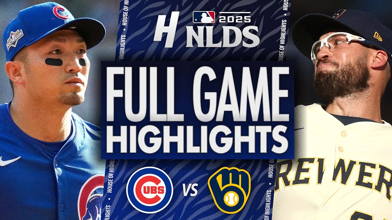 Chicago Cubs vs Milwaukee Brewers - GAME 1 FULL HIGHLIGHTS | October 4, 2025 MLB Playoffs