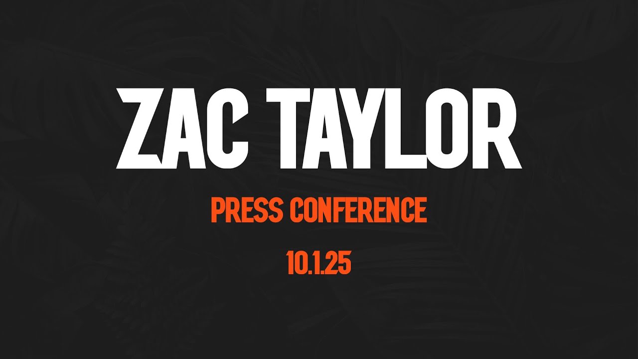 Zac Taylor Press Conference - October 1