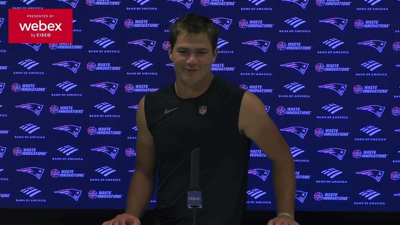 Drake Maye on Playing the Bills: "This is a Great Checkpoint to See What We Got." | Press Conference