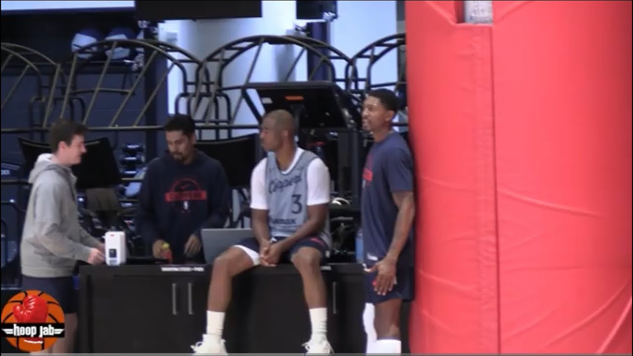 Chris Paul & Bradley Beal At Clippers Practice. HoopJab NBA