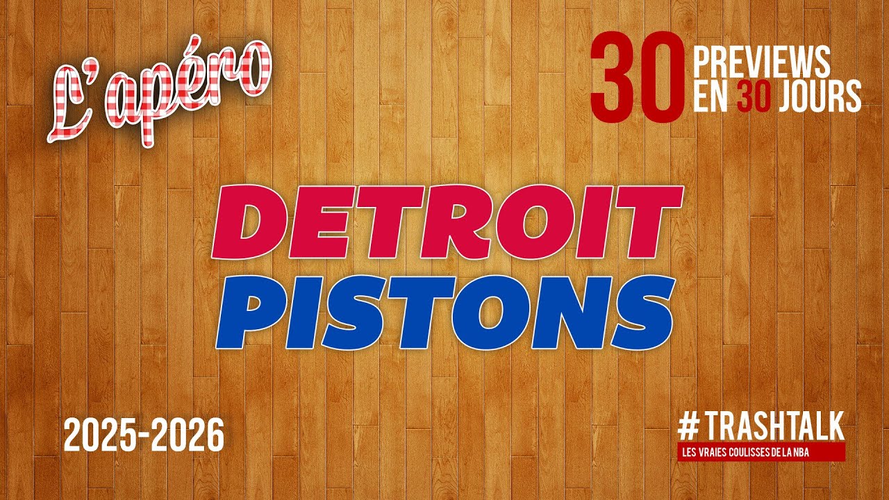 NBA Preview 2025-26 : les Detroit Pistons || #30PreviewsEn30Jours