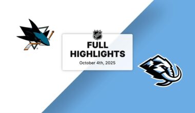 NHL Highlights | Sharks vs. Mammoth | October 04, 2025