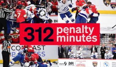 312 PENALTY MINS in a PRESEASON GAME | Panthers vs Lightning 10.4.25