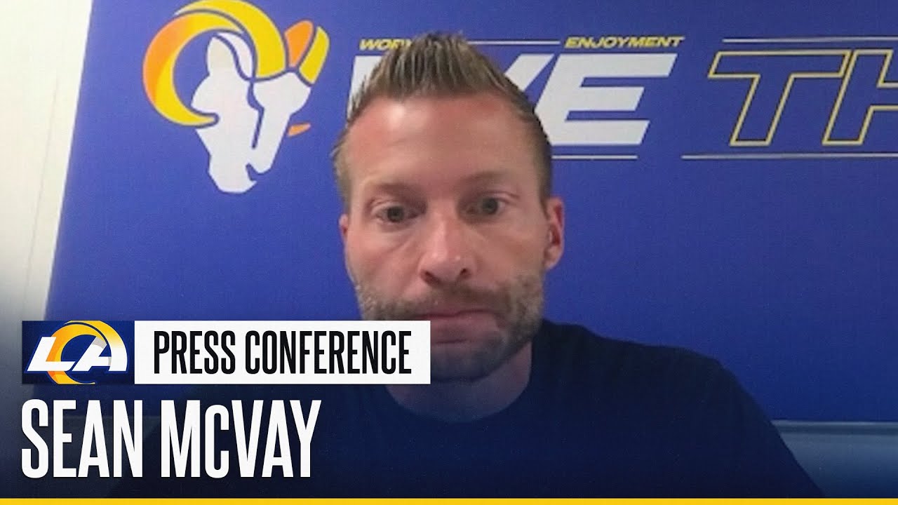 Sean McVay On Moving Forward From Thursday's Loss, Terrance Ferguson's First Career Catch & More