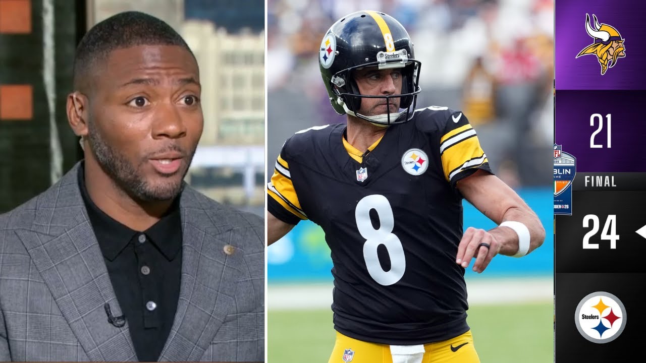 ESPN reacts to Steelers def. Vikings 24-21; Aaron Rodgers 200 yDs, TD; Wentz 350 Yds, 2 TD, 2 INT