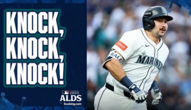 Cal Raleigh provides half off the Mariners hits during Game 1 of ALDS (3️⃣ in total) 🔱