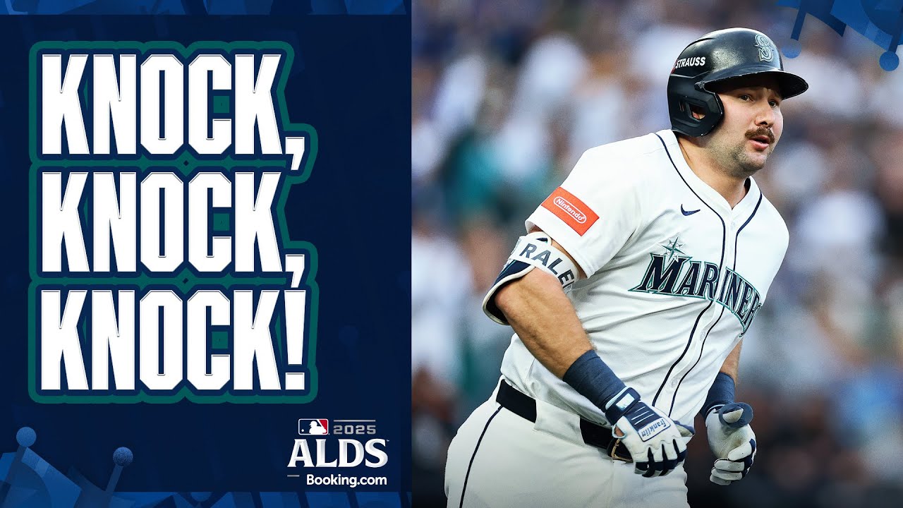 Cal Raleigh provides half off the Mariners hits during Game 1 of ALDS (3️⃣ in total) 🔱