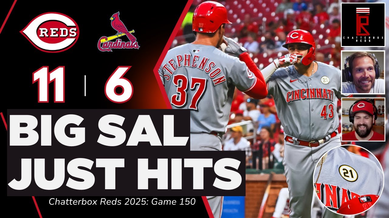 Cincinnati Reds CRUSH St. Louis Cardinal Bullpen, Halting 3-game Skid | LIVE MLB Postgame Chatterbox