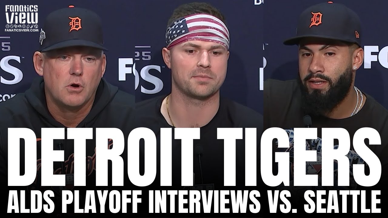 Tarik Skubal, Gleyber Torres & AJ Hinch Discuss Detroit Tigers 2025 Season, ALDS vs. Seattle