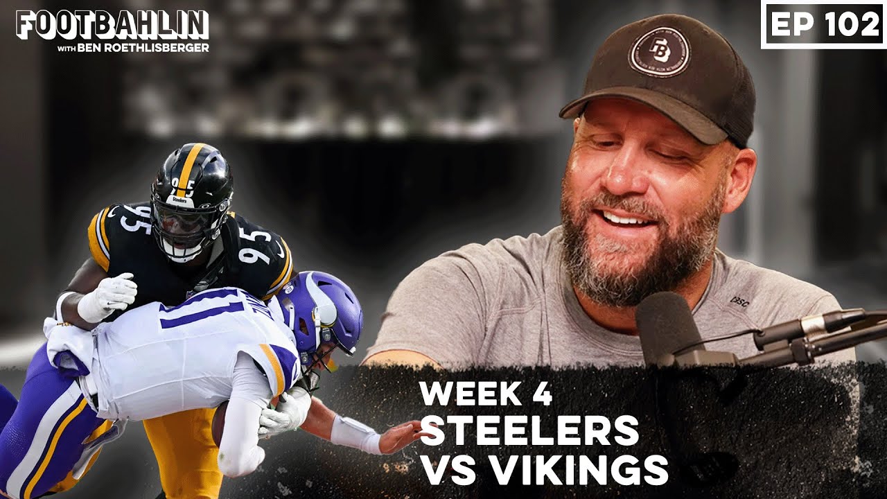 Big Ben talks Steelers/Vikings, exploring Dublin, big defensive plays, DK Metcalf & more! Ep 102